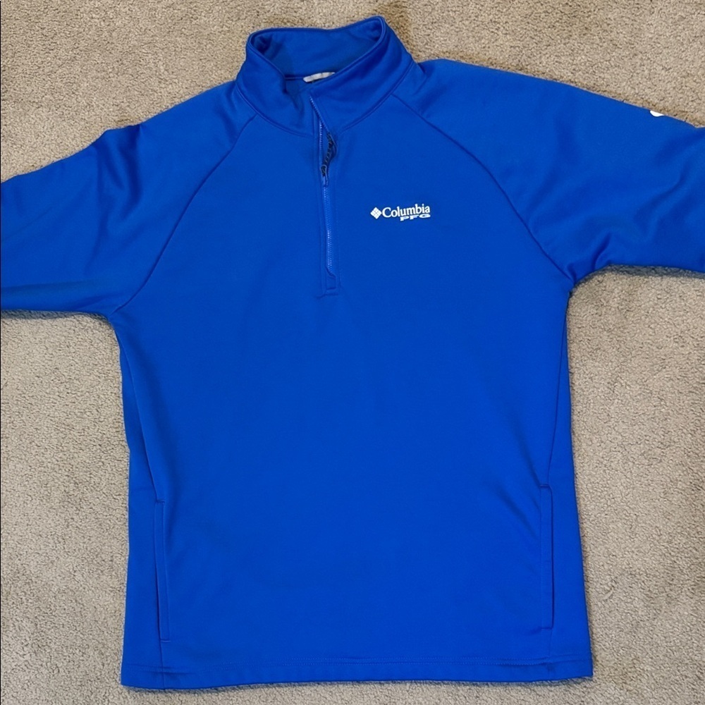 Columbia Royal Blue Half-Zip Pullover